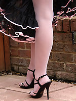 high heels mature pantyhose 