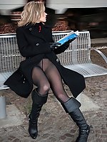 amateur boots pantyhose public pussy 
