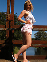 mature outdoor pantyhose 