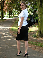 high heels milf nylon 