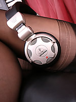 black feet legs mature nylon 