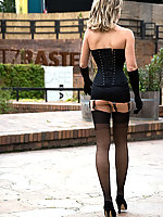 high heels nylon pantyhose 