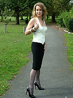 high heels stockings 